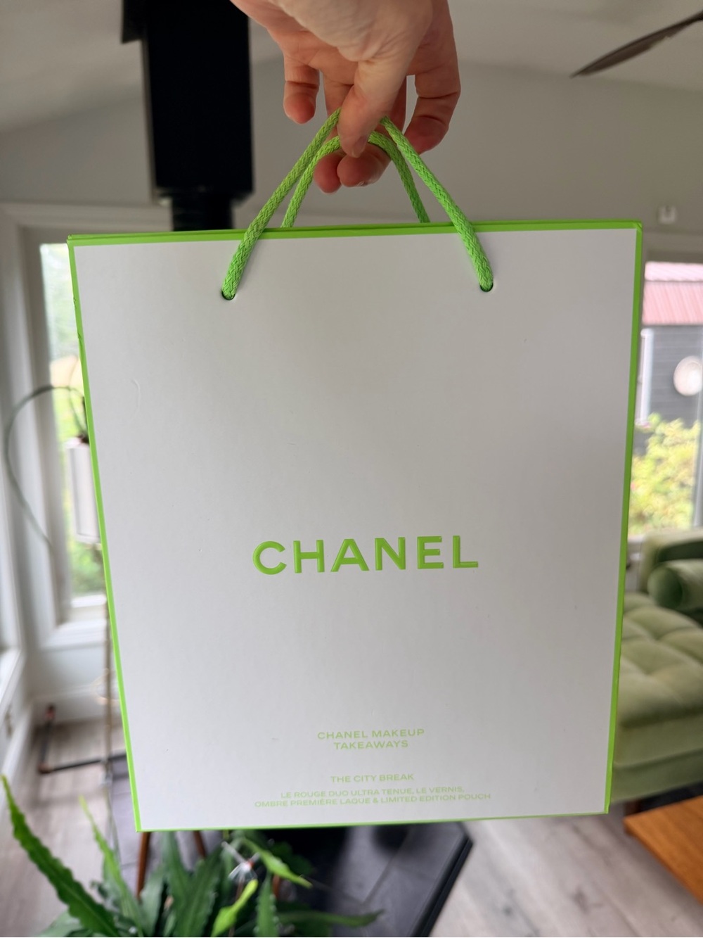 Chanel Makeup Takeaways-The City Break w Pouch, 2 Lipgloss, 1 Nail & 1 Eyeshadow